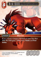 Red XIII - 11-132S - Starter Deck Exclusive