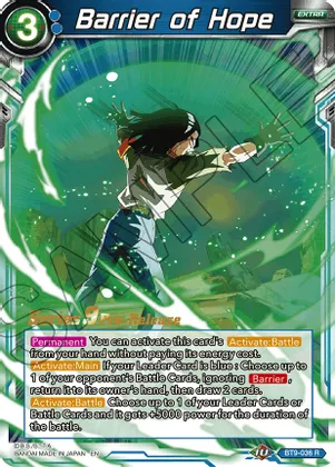 Barrier of Hope - BT9-036 - R - Pre-release (Universal Onslaught)