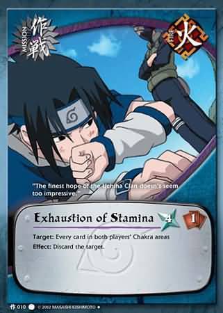 Exhaustion of Stamina - M-010 - Uncommon - 1st Edition - Diamond Exhaustion of Stamina - M-010 - Uncommon - 1st Edition - Diamond