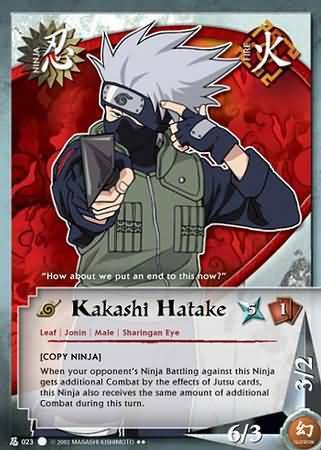 Kakashi Hatake - Rare - N-023 - Rare - 1st Edition - Diamond Foil