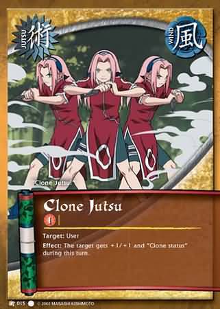 Clone Jutsu - J-015 - Common - Unlimited Edition