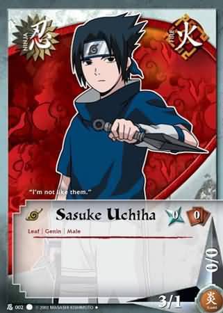 Sasuke Uchiha - Uncommon - N-002 - Uncommon - Unlimited Edition