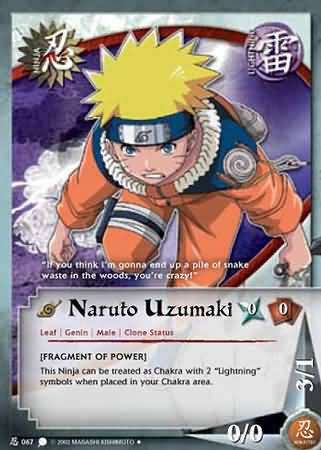 Naruto Uzumaki - Uncommon - N-067 - Rare - 1st Edition - Diamond