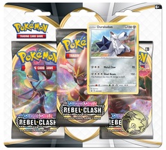 Sword & Shield - Rebel Clash 3 Pack Blister - Duraludon