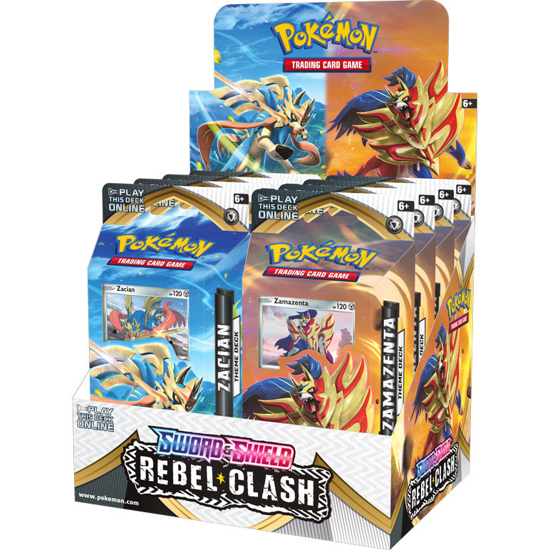 Sword & Shield - Rebel Clash Theme Deck Display