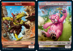 Goblin Token // Giant Teddy Bear Token