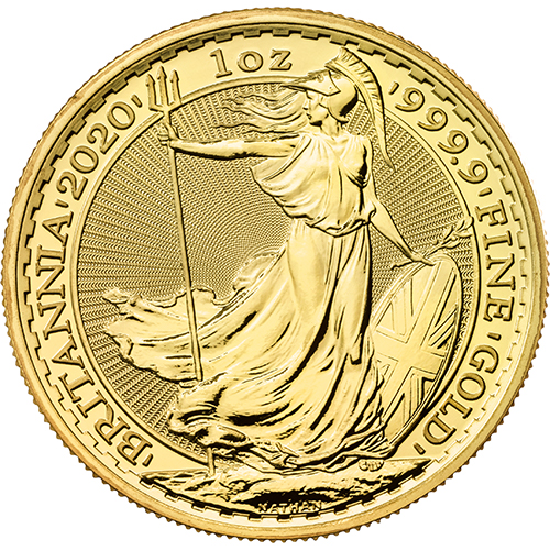 2020 1 oz British Gold Britannia Coin (BU)