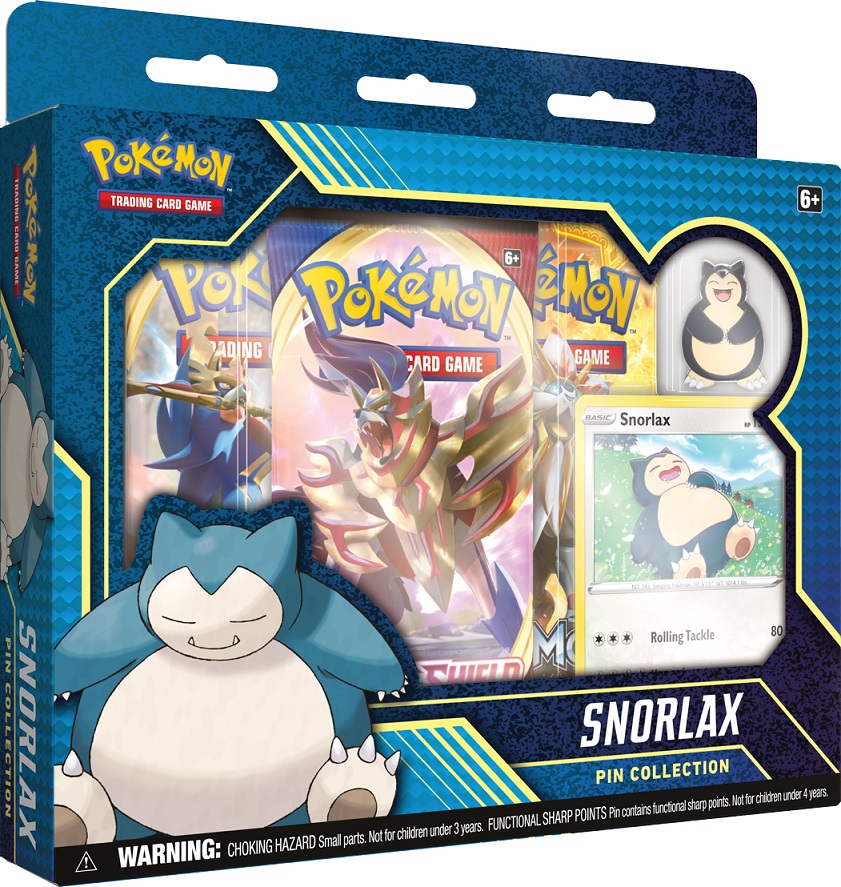 Sword & Shield Pin Collection - Snorlax