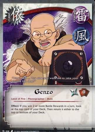 Genzo - C-008 - Common - 1st Edition - Diamond Foil