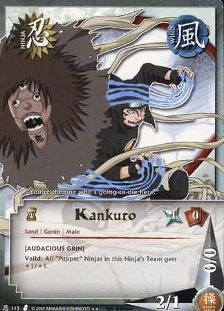 Kankuro - N113 - Rare - Unlimited Edition - Foil