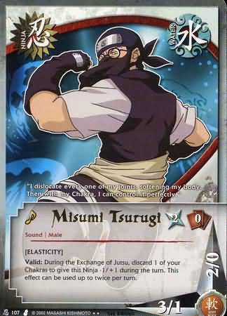 Misumi Tsurugi - N-107 - Rare - Unlimited Edition - Wavy Foil