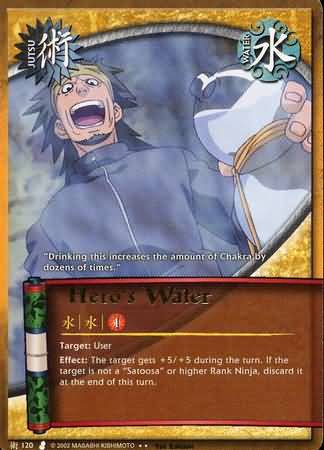 Heros Water - J-120 - Rare - Unlimited Edition