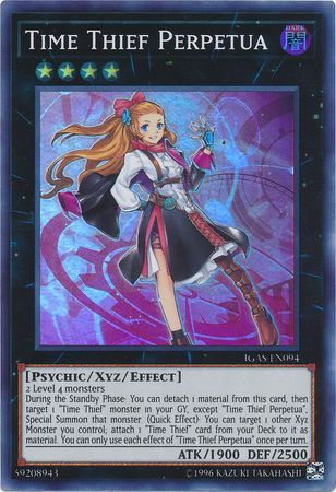 Time Thief Perpetua - IGAS-EN094 - Super Rare - Unlimited Edition