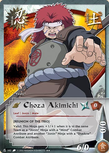 Choza Akimichi - N-162 - Rare - 1st Edition - Foil