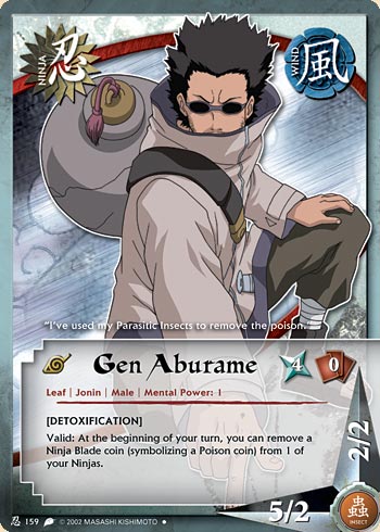 Gen Aburame - N-159 - Uncommon - 1st Edition - Foil