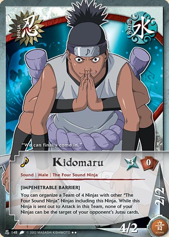 Kidomaru - N-148 - Rare - 1st Edition - Wavy Foil