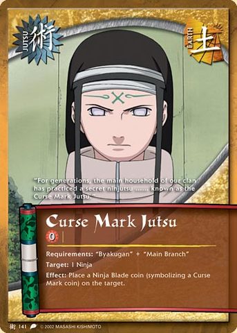Curse Mark Jutsu - J-141 - Common - 1st Edition - Diamond Foil