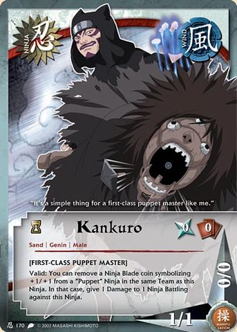 Kankuro - N-170 - Common - Unlimited Edition