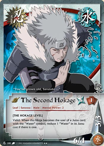 The Second Hokage - N-168 - Rare - Unlimited Edition