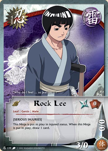 Rock Lee - N-139 - Common - Unlimited Edition - Foil