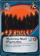 Mysterious Small Organization - M-179 - Common - 1st Edition - Wavy Foil