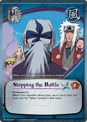 Stopping the Battle - M-203 - Common - 1st Edition - Wavy Foil