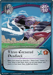 Three-Cornered Deadlock - M-193 - Rare - 1st Edition - Wavy Foil