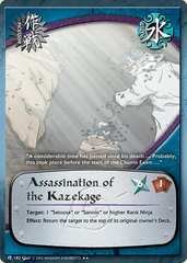 Assassination of the Kazekage - M-183 - Rare - Unlimited Edition