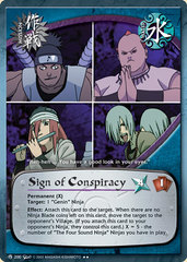 Sign of Conspiracy - M-200 - Rare - Unlimited Edition