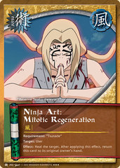 Ninja Art: Mitotic Regeneration - J-202 - Super Rare - Unlimited Edition - Foil