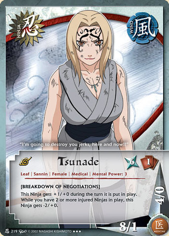Tsunade - Super Rare B - N-219 - Super Rare - Unlimited