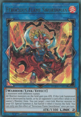 Ferocious Flame Swordsman - DUOV-EN032 - Ultra Rare - 1st Edition