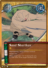 Sand Shuriken - J-166 - Uncommon - 1st Edition - Foil