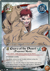 Gaara of the Desert (Possessed Mode) - N-179 - Rare - 1st Edition - Wavy Foil