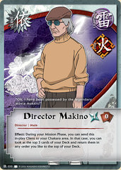 Director Makino - C-020 - Common- 1st Edition - Diamond Foil