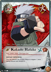 Kakashi Hatake - Rare A - N-US008 - Rare - 1st Edition - Diamond Foil