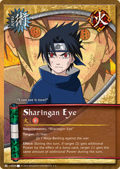 Sharingan Eye - J-US008 - Rare - 1st Edition - Diamond Foil