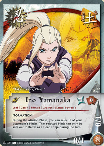 Ino Yamanaka - N-US013 - Common - Unlimited Edition