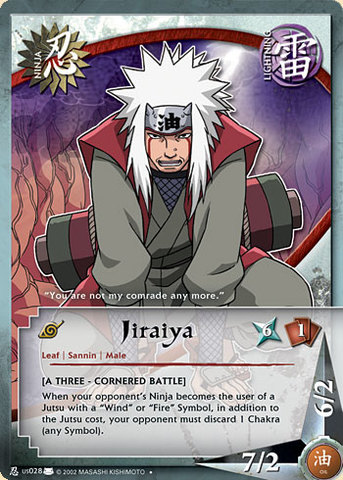 Jiraiya - Uncommon - N-US028 - Uncommon - Unlimited Edition