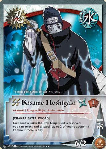 Kisame Hoshigaki - N-US038 - Rare - Unlimited Edition