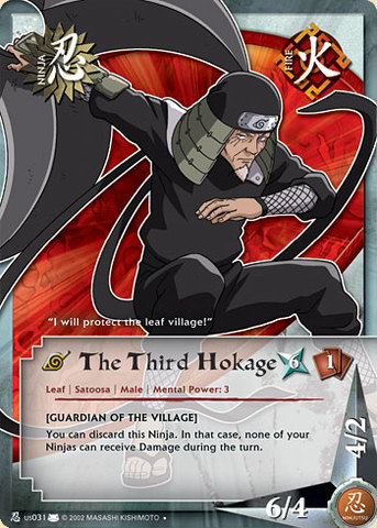 The Third Hokage - N-US031 - Uncommon - Unlimited Edition