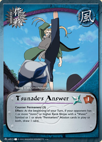 Tsunades Answer - M-US013 - Rare - Unlimited Edition
