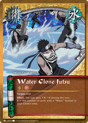 Water Clone Jutsu - J-US010 - Common - Unlimited Edition - Diamond Foil