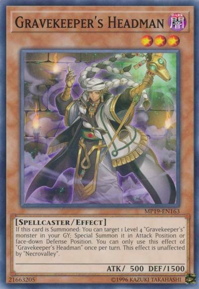 Gravekeepers Headman - MP19-EN163 - Common - Unlimited Edition
