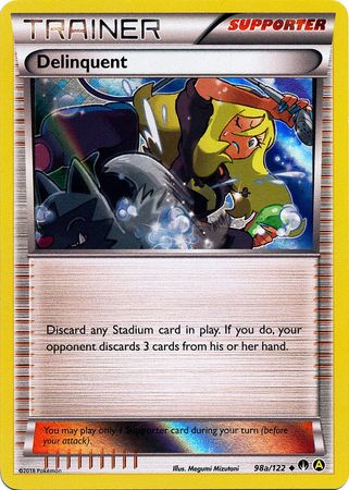 [DEPRECATED]Delinquent - 98a/122 - Alternate Art Holo Promo