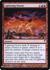 Lightning Storm - Foil