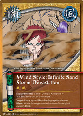 Wind Style: Infinite Sand Storm Devastation - J-US029 - Uncommon - 1st Edition - Diamond Foil