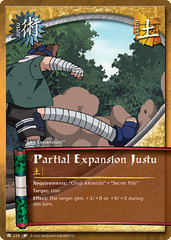 Partial Expansion Justu - J-229 - Common - Unlimited Edition - Wavy Foil