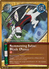 Summoning Jutsu: Blade Dance - J-US040 - Common - Unlimited Edition - Wavy Foil