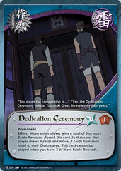 Dedication Ceremony - M-220 - Common - Unlimited Edition - Diamond Foil